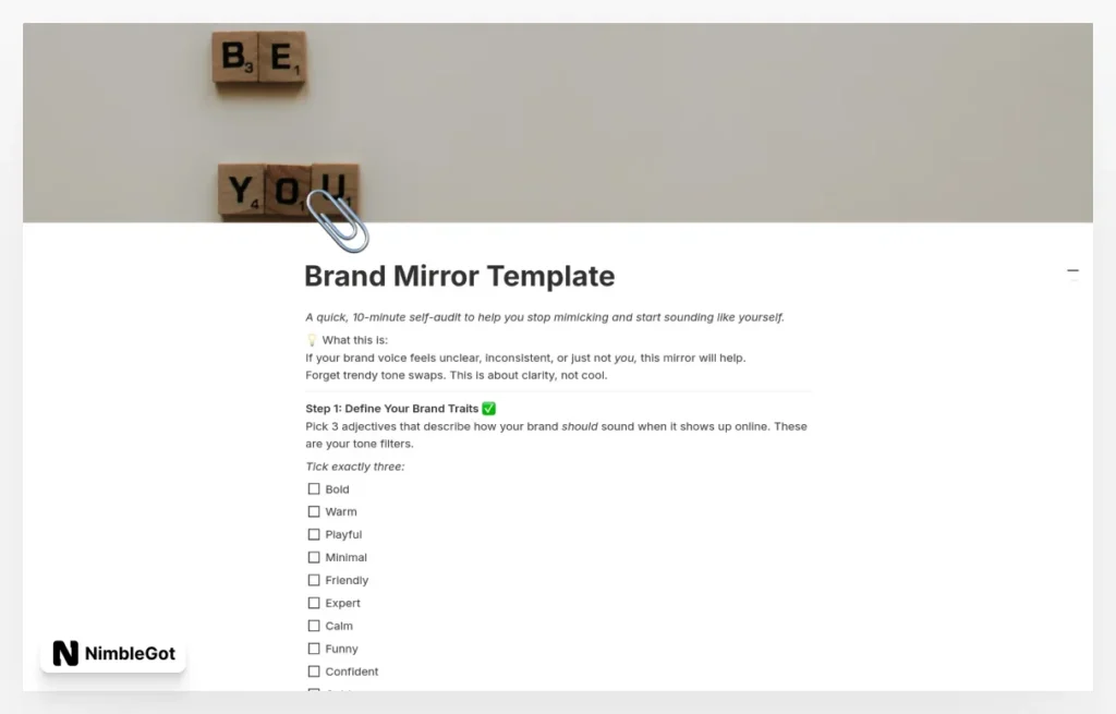 Brand Voice Exercise