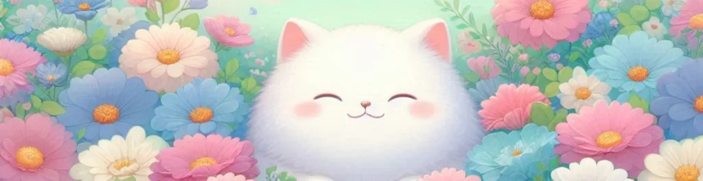 Kawaii Garden Friends Notion Cover