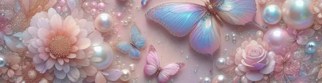Iridescent Butterfly Pearl Notion Cover