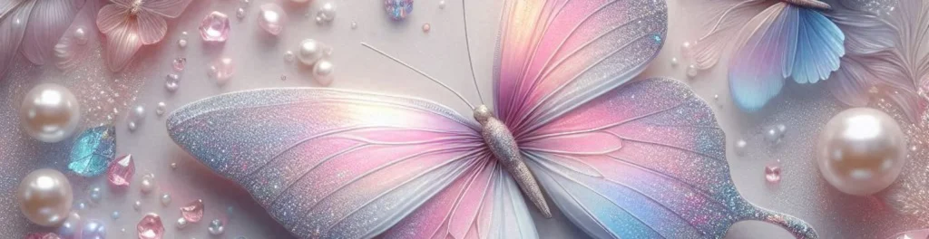 Iridescent Butterfly Pearl Notion Cover