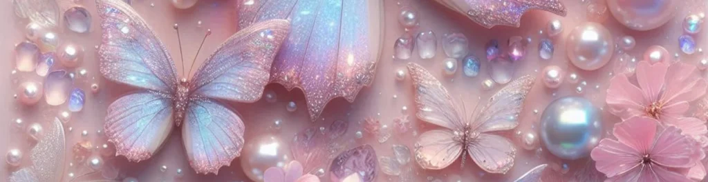 Iridescent Butterfly Pearl Notion Cover