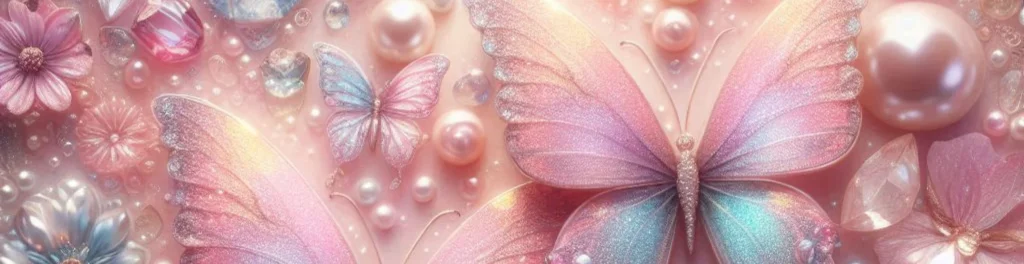 Iridescent Butterfly Pearl Notion Cover